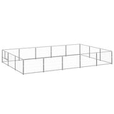 Dog Kennel Silver 15 m? Steel
