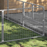 Dog Kennel Silver 15 m? Steel