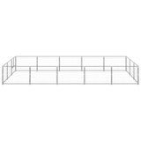 Dog Kennel Silver 15 m? Steel