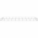 Dog Kennel Silver 30 m² Steel