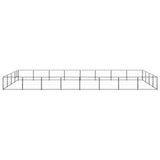 Dog Kennel Black 32 m? Steel