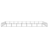 Dog Kennel Black 36 m? Steel
