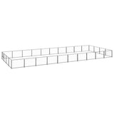 Dog Kennel Black 40 m? Steel