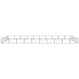 Dog Kennel Black 40 m? Steel