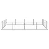 Dog Kennel Silver 16 m? Steel