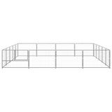 Dog Kennel Silver 20 m? Steel