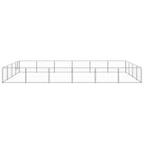 Dog Kennel Silver 24 m? Steel
