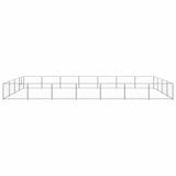 Dog Kennel Silver 28 m? Steel