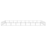 Dog Kennel Silver 36 m? Steel