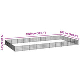Dog Kennel Black 50 m? Steel