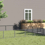 Dog Kennel Silver 35 m? Steel
