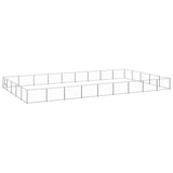 Dog Kennel Silver 45 m? Steel