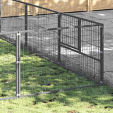 Dog Kennel Silver 45 m? Steel