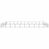Dog Kennel Black 60 m? Steel