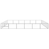Dog Kennel Silver 36 m? Steel