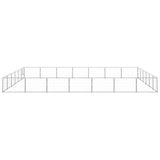 Dog Kennel Silver 42 m? Steel