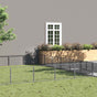 Dog Kennel Silver 60 m² Steel