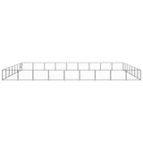 Dog Kennel Black 63 m? Steel