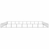 Dog Kennel Black 63 m? Steel