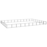 Dog Kennel Black 70 m? Steel