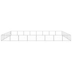 Dog Kennel Silver 56 m² Steel