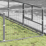 Dog Kennel Silver 63 m? Steel
