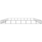 Dog Kennel Black 72 m? Steel