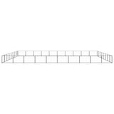 Dog Kennel Black 80 m? Steel