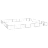 Dog Kennel Silver 64 m? Steel