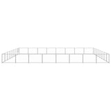 Dog Kennel Silver 64 m? Steel
