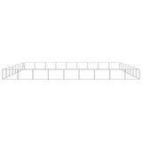 Dog Kennel Silver 72 m? Steel