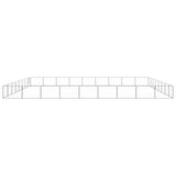 Dog Kennel Silver 72 m? Steel