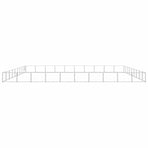 Dog Kennel Silver 90 m² Steel