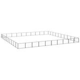 Dog Kennel Black 100 m? Steel