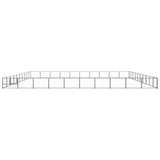 Dog Kennel Black 100 m? Steel