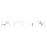 Dog Kennel Black 100 m? Steel