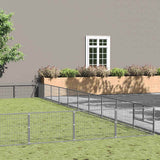 Dog Kennel Silver 100 m? Steel