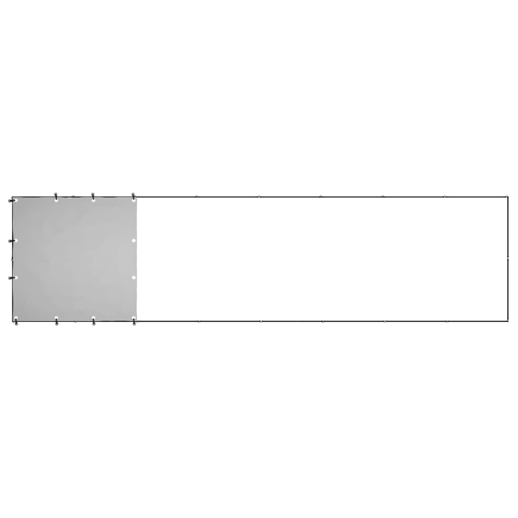 Dog Kennel Black 4.84 m? Steel
