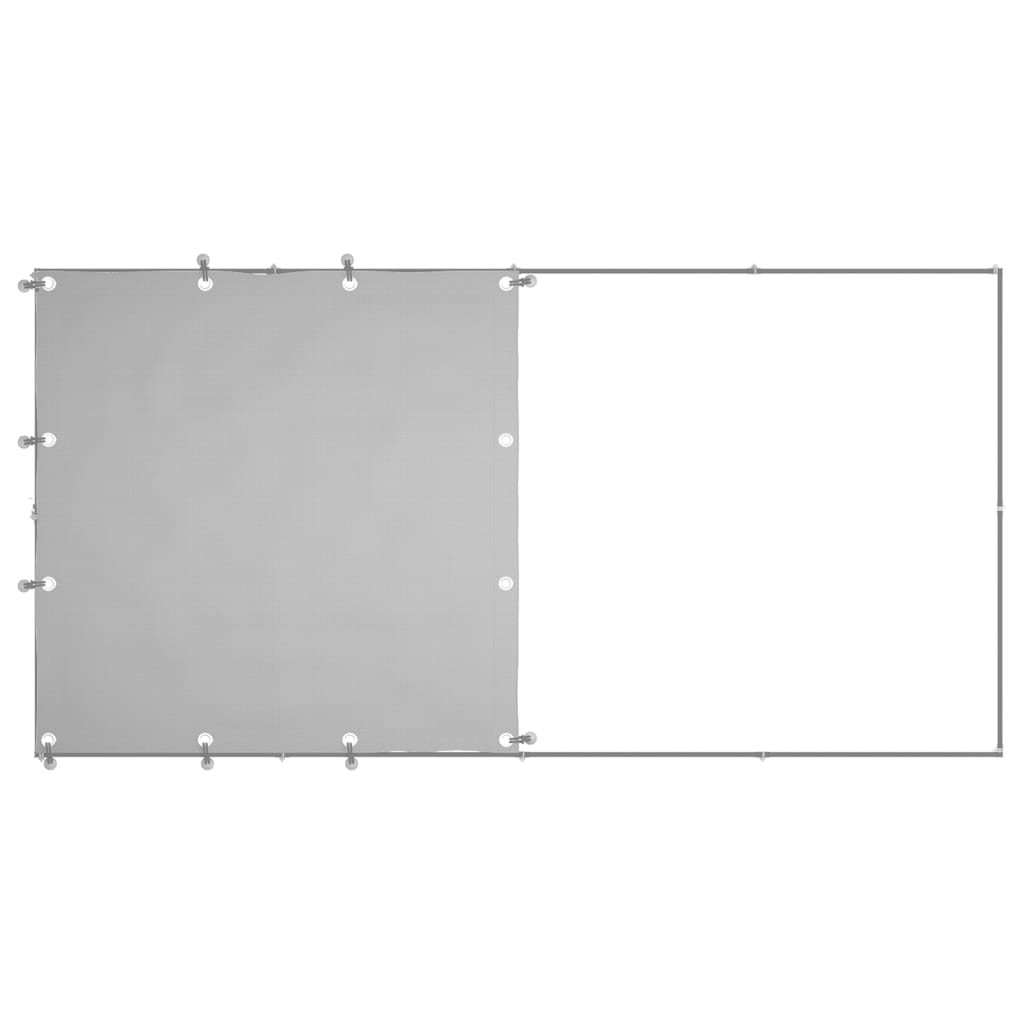 Dog Kennel Silver 2.42 m? Steel
