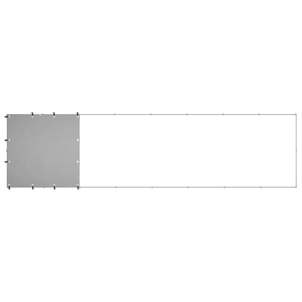Dog Kennel Silver 4.84 m? Steel