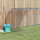 Dog Kennel Silver 6.05 m? Steel