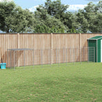 Dog Kennel Silver 6,05 m² Steel