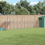 Dog Kennel Silver 6.05 m? Steel