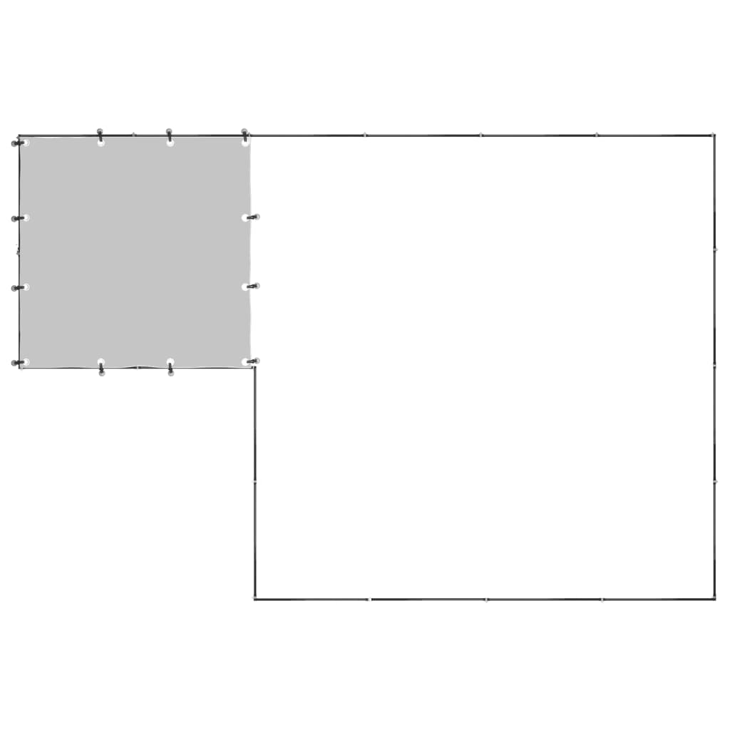 Dog Kennel Black 6.05 m? Steel
