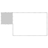 Dog Kennel Black 8.47 m? Steel