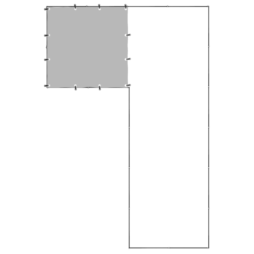 Dog Kennel Black 4.84 m? Steel