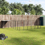 Dog Kennel Black 12,1 m² Steel