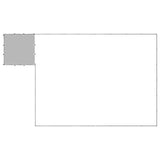 Dog Kennel Black 15.73 m? Steel