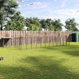 Dog Kennel Black 22.99 m? Steel