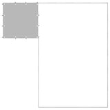 Dog Kennel Silver 8.47 m? Steel